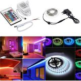 Sentk Yapışkanlı 5 Metre Rgb İç Mekan Şerit Led+Kumanda+Adaptör Oyuncu