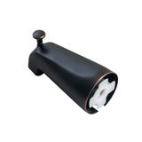 SENTO BETTER HOME BETTER LIFE Kaydırmalı Yağ Bronz Evrensel Banyo Küveti Musluk Yönlendiricili Dayanıklı Ağır Hizmet Tipi Metal Küvet Bataryası Duş Yönlendiricili - 10 cm 1/2 cm Bakır Boru, Yağla Pürüzsüzleştirilmiş Bronz