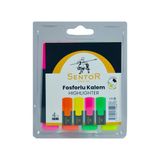 Sentor Fosforlu Kalem 4 Lü Highlighter 900