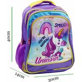 Sentor Unicorn Mor Okul Çantası Sntılk23-01p