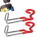 sentoto Araba Koltuğu Kancası Araba Çanta Kancası Çanta Kancası Araba Kafalık Kancaları Araba Metal Araba Kafalık Kancası Dağınık Alana Elveda Demek Temiz Seyahat Kırmızı 2 adet