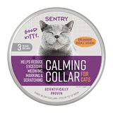 SENTRY PET Care Sentry Kediler için Sakinleştirici Yaka, Uzun Ömürlü Feromon Yaka Kedileri 30 Gün Sakinleştirmeye Yardımcı Olur, Stresi Azaltır, Kedileri Sakinleştirmeye Yardımcı Olur, Yüksek Sesler