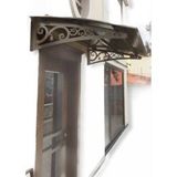 Şentürk Yapı 210x100 cm MD2 Metal Taşıyıcılı Kapı Üstü Pratik Sundurma