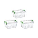 Şenyayla 2670 Elite Saklama Kabı - 3 Adet 14 x 21 cm - Yeşil