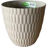 Şenyayla Desenli Saksı 5 Lt. No:4 (Ø 21*20 Cm) - Gri