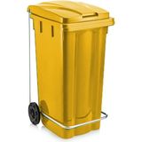 Şenyayla Plastik 120 Lt Pedallı Çöp Konteyneri - Sarı