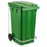 Şenyayla Plastik 240 Lt Pedallı Çöp Konteyneri - Yeşil