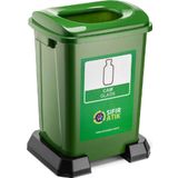 Şenyayla Plastik 50 Lt Sıfır Atık Geri Dönüşüm Çöp Kovası (Cam Atık)