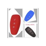Şenyıldız Aksesuar 2 Adet Fiesta Kuga Focus C-max Silikon Anahtar Kılıf (sustasız) Mavi Ve Kırmızı Renkler