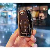 Şenyıldız Aksesuar Ford Focus Fiesta Mondeo B Max C Max Kuga Tourneo Anahtar Koruma Kılıf - Siyah