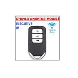 Şenyıldız Aksesuar Honda Civic Fc5 Crv Hrv Sustasız Anahtarsız Çaliştırma Modeli Anahtar Kabı Kılıfı