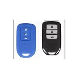Şenyıldız Aksesuar Honda Civic Fc5 Crv Hrv Sustasız Anahtarsız Çaliştırma Modeli Silikon Anahtar Koruma Kılıf - Mavi