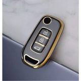 Şenyıldız Aksesuar Renault Clio 5 Megane 4 Captur Kaleos Kadjar Anahtar Koruma Kılıfı - Siyah