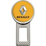 Şenyıldız Aksesuar Renault Metal Kemer Görseli 2 Adet Çift Yönlüdür Logosu