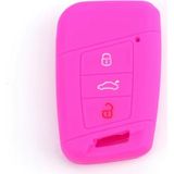 Şenyıldız Aksesuar Seat Ateca Passat B8 ve Süper B Silikon Anahtar Koruma Kılıfı Anahtarsız Çalıştırma - Pembe