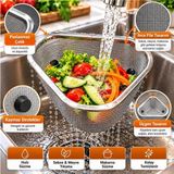 Senz Paslanmaz Çelik Lavabo Içi Meyve Sebze ve Çöp Süzgeçi