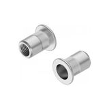 Şenzen M6 Flanşlı Tırtıllı Perçin Somunu 25 Adet 10mm Anahtar Uyumlu Dayanıklı Somun