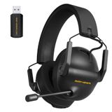 SENZER SG600 Pro Mikrofonlu Kablosuz Oyun Kulaklığı - 7.1 Surround Ses, Gürültü Önleyici Mikrofon, 2.4GHz Kablosuz ve Bluetooth 5.3 - PC PS5 PS4 için Katlanabilir Oyun Kulaklıkları (Xbox Uyumlu
