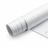 seonta Mobilya folyosu, kendinden yapışkanlı folyo, beyaz, mat, 61 x 500 cm, kalınlaştırılmış folyo, mobilya, mutfak, duvar, komodin, dolap, masa için, su geçirmez vinil mobilya folyosu