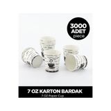 Sepet Doldur 7 OZ Karton Bardak 3.000 Adet
