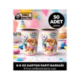 Sepet Doldur Paw Patrol Skye ve Everest Temalı 8-9 Oz Karton Parti Bardağı - Doğum Günü Malzemeleri (50 Adet)