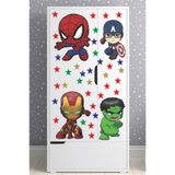 Sepet Yıldızı Avengers Bebek Kahramanlar Çocuk Odası Duvar Sticker