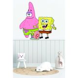 Sepet Yıldızı Patrick Gary Ve Sünger Bob Duvar Sticker 60x60 Cm
