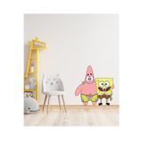 Sepet Yıldızı Sünger Bob Ve Patrick Duvar Sticker 60x60 Cm