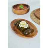SepetçiBaba Akasya Oval Tabak