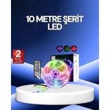 Sepetim 10 Metre Smart Şerit LED Bluetooth Telefon Kontrollü USB Enerjili