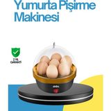 Sepetim 7 Yumurta Kapasiteli Yumurta Pişirme Makinesi Rafadan Orta ve Katı - Şeffaf