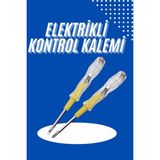 Sepetim Çift Uçlu Kontrol Kalemi Elektrik Test Kalemi Şeffaf