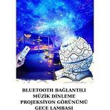 Sepetim Dinozor Yumurtası Gece Masa Lambası Bluetooth Hoparlör 14 Renk Seçeneği - Çok Renkli