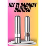 Sepetim Tuz Baharat Öğütücü Otomatik Baharat Değirmeni Uzun Ömürlü Pratik - Şeffaf