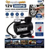 Sepetinegelsin Taşınabilir Oto Hava Kompresörü Çakmaklık İle Çalışır 12V 300 Psi