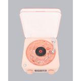 Sepetink 3-Ü-1 Gece Işığı Bluetooth Hoparlör ve Dijital Saat Vintage Plak Çalar Tasarımlı - Çok Renkli