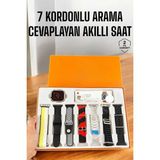 Sepetink Akıllı Saat 7 Kordonlu Bildirim Görebilen Metal Kordon Gps Özelliği - Gümüş