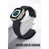 Sepetink Bluetooth Bağlantılı Nabız, Kan Basıncı, Oksijen Ölçer Akıllı Saat - Gümüş