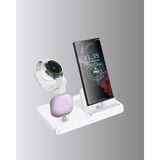 Sepetink Kablosuz Şarj Istasyonu 4’ü 1 Arada iPhone Watch ve Airpods Uyumlu - Beyaz