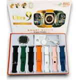 Sepetink Watch9 7 Kordonlu Akıllı Saat - Gümüş