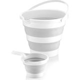 Sepetkitchen Gri Katlanabilir Kova ve Gri Katlanabilir Maşrapa M1