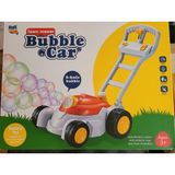 Sepetly Kay Yum Bubble Car Pilli Köpük Atan Oyuncak Çim Biçme Makinesi - 8 Delikli Otomatik Baloncuk Makinesi