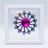 Sepetly Premium Metal Stres Çarkı - Özel Tasarım Rulmanlı Eğlence ve Odaklanma Oyuncağı (Farklı Modeller) - Pembe