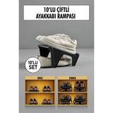 Sepetopia 10 Lu Set Çiftli Ayakkabı Rampası & Ayakkabılık Düzenleyici & Organizer