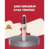Sepetopia 360° Etkili Elektrikli Ayak Bakım Aleti Nasır Giderici - Çok Renkli