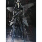Sepetopia 5d Elmas Boyama 3 Farklı Resim Değişenli Kuru Kafa Tablosu 30X40 cm