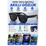 Sepetopia 8mp Kameralı Yapay Zeka Akıllı Gözlük Chatgpt Destekli Sesli Asistan ve Çeviri Özellikli - Renkli