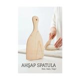 Sepetopia Ahşap Hamur Spatulası 21X9,5 cm – Doğal, Ergonomik ve Çok Amaçlı Mutfak Yardımcısı 717906