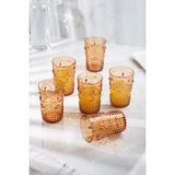 Sepetopia Akrilik Bal 6'lı Kısa Bardak & Su Meşrubat Kahve Yanı Bardağı 400 ml ( Cam Değildir )
