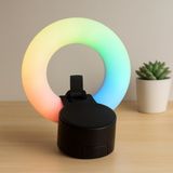 Sepetopia Bluetooth Mini Hoparlör USB Şarjlı LED Işıklı Telefon Tutucu - Çok Renkli
